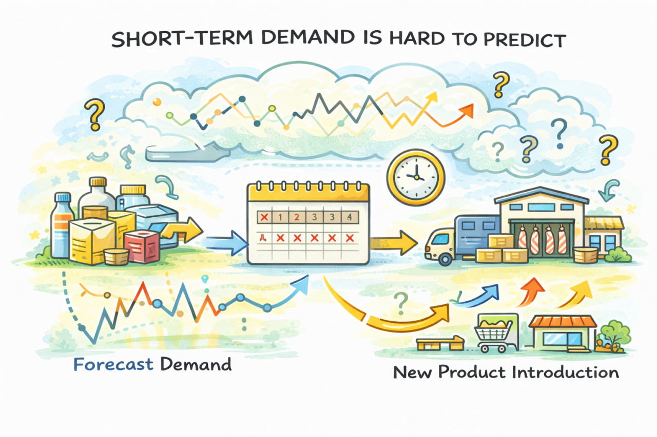 其实你很难做得准短期需求预测